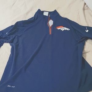 Denver Broncos Nike 1/2 Zip Pullover